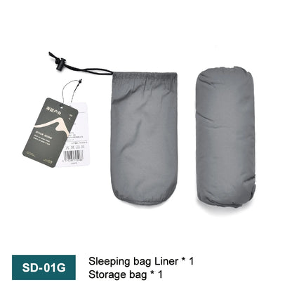 Outdoor Camping Sleeping Bag Liner Ultralight Mummy Sleeping Bag Backpack Liner Single Person Travel  Sleeping Bag