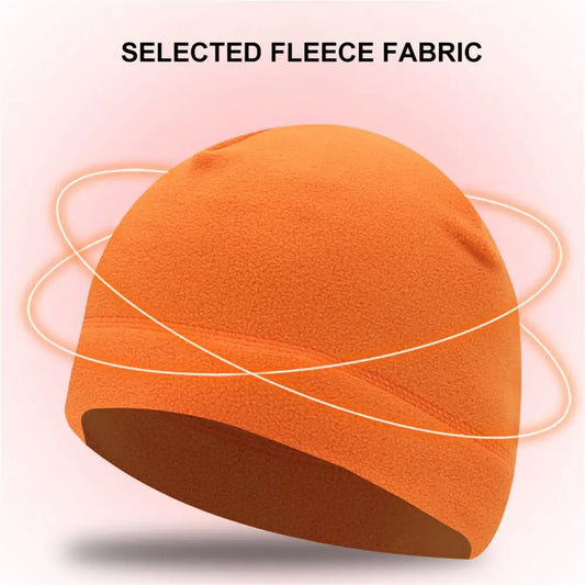 Fleece Running Cap Sports Winter Hat Soft Stretch Fitness Warm Snowboard Hiking Cycling Ski Windproof Cap Men Women