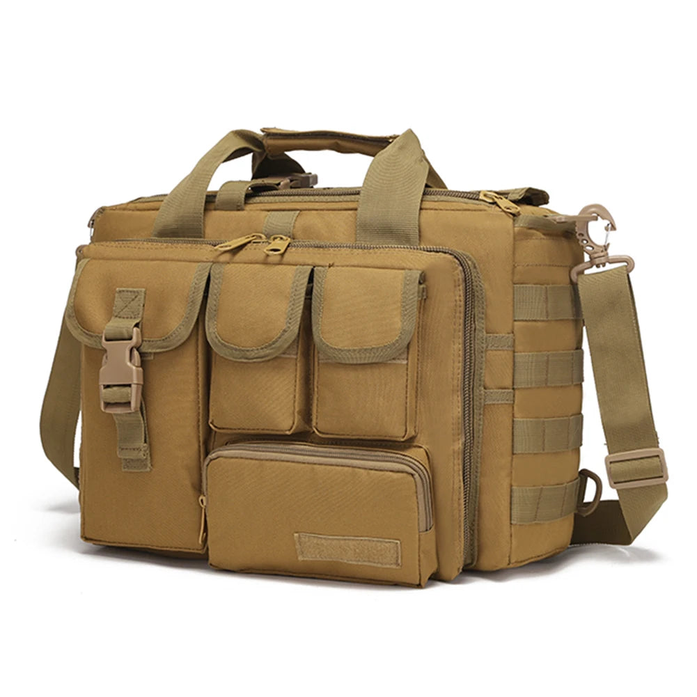Tactical Messenger Bag Mult-Pockets Military Sling Shoulder Bag Multi-functional MOLLE for Hunting Climbing Cycling