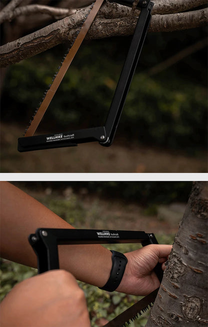 Wellhike Outdoor Folding Handsaw Multi-functional Portable Handsaw Camping Quick Steel Bar Wilderness Wood Cutting Tools