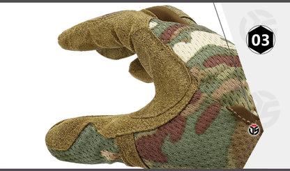 TouchScreen Tactical Gloves Camouflage Paintball Shooting Airsoft Combat Hunting Shock-proof Full Finger Glove Bicycle Men Women