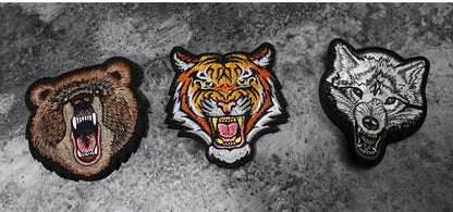 3D Embroidery Creative  Gold Coins and Stereo Eagles Armband  No Signal Woven With Hook Loop For Backpack Clothing Custom Patch