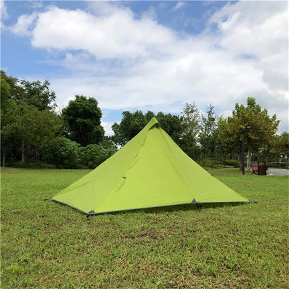Single Person Ultralight Camping Tent Separated Dual Layer Outdoor Mesh Tent One Room One Hall 4 Season Tent for Beach Travel