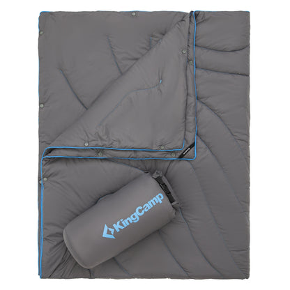 KingCamp Outdoor Camping Blanket, Lightweight Puffy Blanket, Camping Quilt For Cold Weather, Adventure, Sleeping, Backpacking