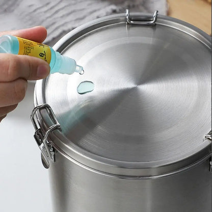 520/1000/1600/2500ml Stainless Steel Storage Tank Leak-Proof Sealed Food Storage Containers with Scale Airtight