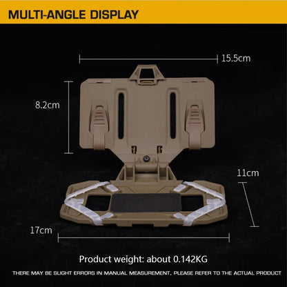 Tactics Cell Phone Holder Admin Pouch Map Navigation Pouch Molle Hunting Vest Chest Accessories Fold Smartphone Pouch