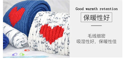 100g/pcs Chunky Yarn Wool Blends for Hand Knitting Handmade DIY Woven Scarf Thread Valentine's Cotton Gift Scarf Sweater Hats