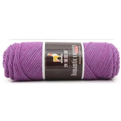 TPRPYN 1pc 100g Alpaca wool Soft Warm Knitting Worsted Alpaca Wool Crochet Yarn Thread Scarves Gloves Handcraft Pure Multic