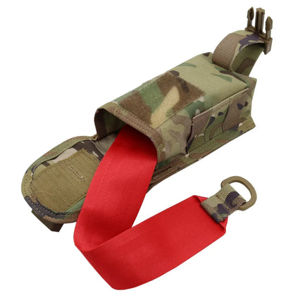 Outdoor Molle Pouch Emergency First Aid Kit MOLLE Clip Trauma Shears Tourniquet Holder IFAK Pouch Security Survival Gear