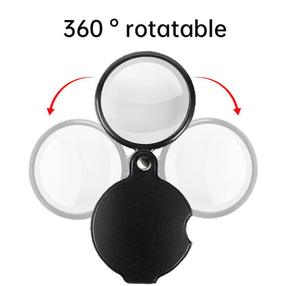 10X Magnifying Glasses For Kids Senior Pocket Magnifier For Reading Close Work Mini Folding Magnifying Magnify Glass