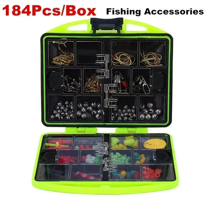 Articulos De Pesca Carp Fishing Tackle Kit Anti Tangle Sleeves Hook Stop Beads Swivels All for Fishing Goods Accessories