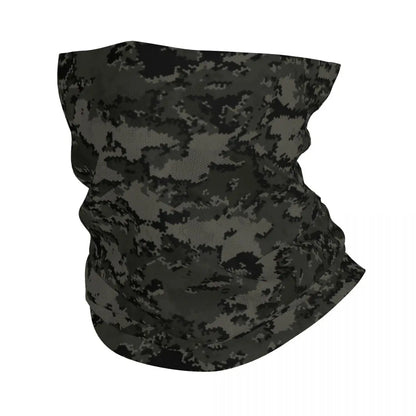 Custom Flecktarn Camo Bandana Neck Gaiter Windproof Face Scarf Cover Men Women Woodland Camouflage Headwear Tube Balaclava