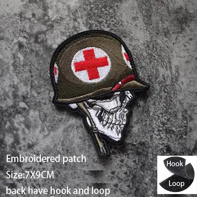 3D Embroidery Creative  Gold Coins and Stereo Eagles Armband  No Signal Woven With Hook Loop For Backpack Clothing Custom Patch