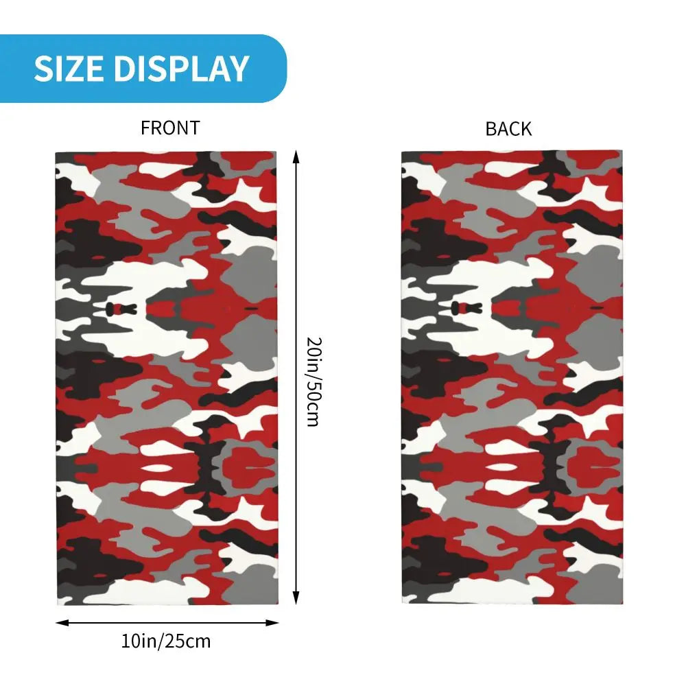 Custom Flecktarn Camo Bandana Neck Gaiter Windproof Face Scarf Cover Men Women Woodland Camouflage Headwear Tube Balaclava