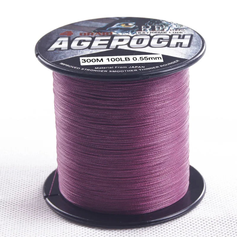 DORISEA agepoch 4 Strands 300M Braided Fishing Line Multifilament PE Fishing Wire