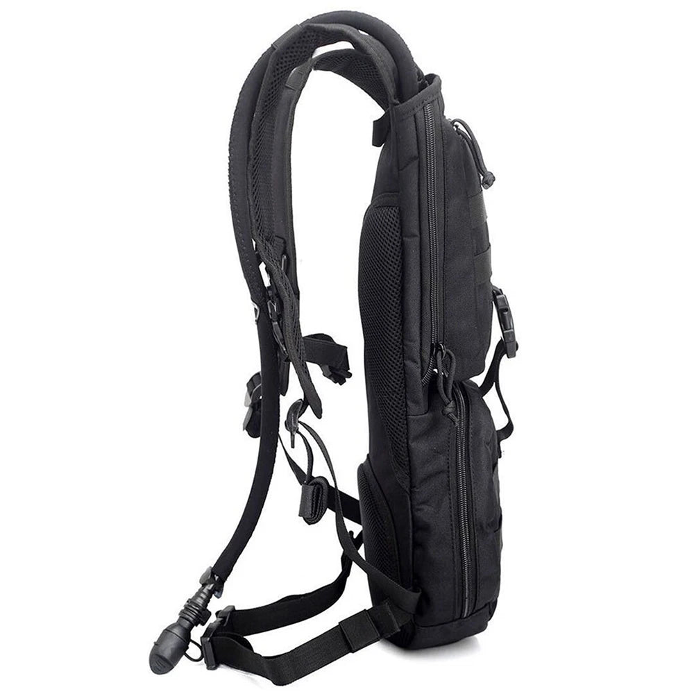 With 2/3L Water Bag Hydration Backpack Tactical Hydration Pack Backpack Military for Hiking Cycling Climbing Outdoor Bladder