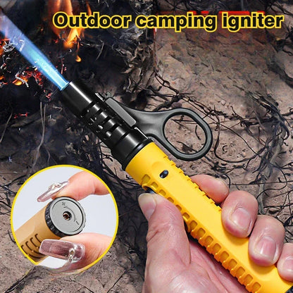 2025 New Flamethrower Inflatable 1300° Outdoor Camping Ignition Portable Lighting Gun Stove Accessories Camping Barbecue Tool