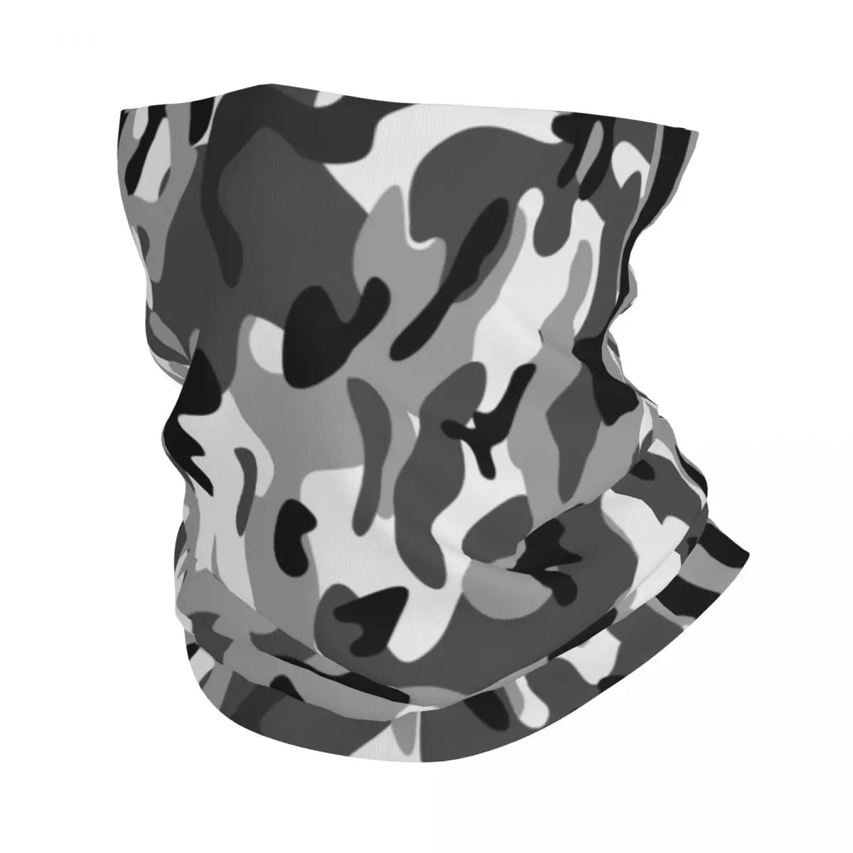 Custom Flecktarn Camo Bandana Neck Gaiter Windproof Face Scarf Cover Men Women Woodland Camouflage Headwear Tube Balaclava