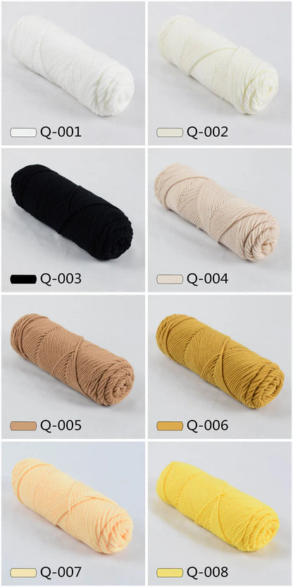100g/pcs Chunky Yarn Wool Blends for Hand Knitting Handmade DIY Woven Scarf Thread Valentine's Cotton Gift Scarf Sweater Hats
