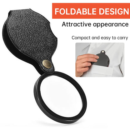 10X Magnifying Glasses For Kids Senior Pocket Magnifier For Reading Close Work Mini Folding Magnifying Magnify Glass