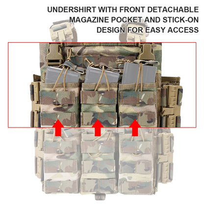 New Tatctical Hunting Vest Combat Carrier Molle Magazine Pouch Quick Release Comfort Lightweight Utility Cummerbund Paintball