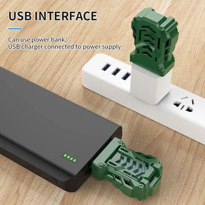 Portable USB Rechargeable Mosquito Repeller For Home,Wireless Adjustable Modes Indoor/Outdoor Cordless Bug Zapper V9H6