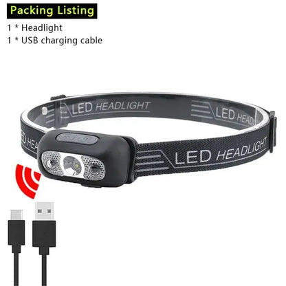 Rechargeable Sensor LED Headlamp