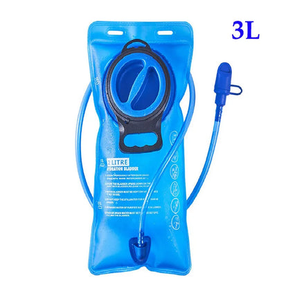 Outdoor Sports Water Bag Set 3Liters Inner Bladder Backpack Water Bag Rucksack Waterbag Knapsack with Suction Nozzle Water Pipe