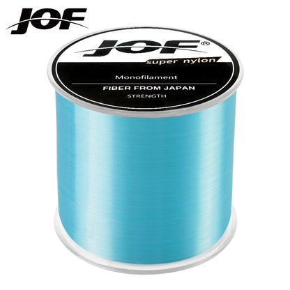 2024 Band New 500m Nylon Fishing Line Super Strong 4.4LB - 28.6LB 6 Colors Japan Monofilament Main Line Fishing Line Accessories