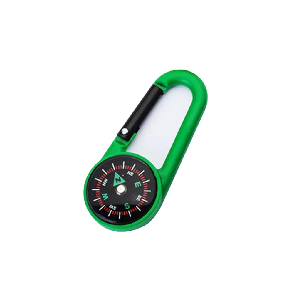 Mini Lightweight Compass, Portable Carabiner Keychain Compasses, Outdoor Camping Tool, Mountaineering Tourism Survival Equipment