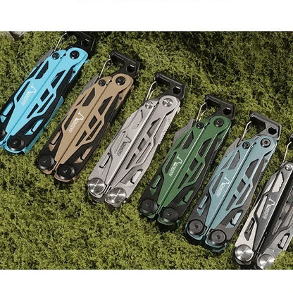 DAKOYU DKShadow Multitool Camping Pliers with Emergency Whistle -8 Color Compact Outdoor Tool, Suitable for Hiking and Camping