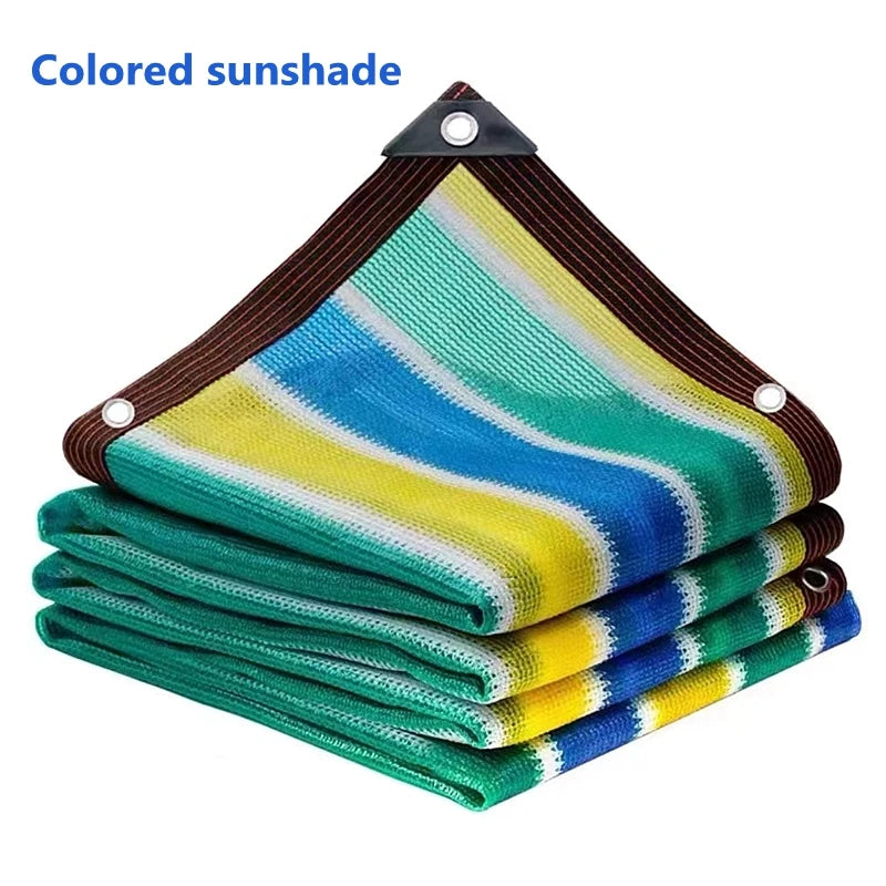 12 Pin Anti-UV HDPE Shading Net Garden Balcony Succulent Plant Sunshade Net Outdoor Swimming Pool Sun Shade Net Car Cover