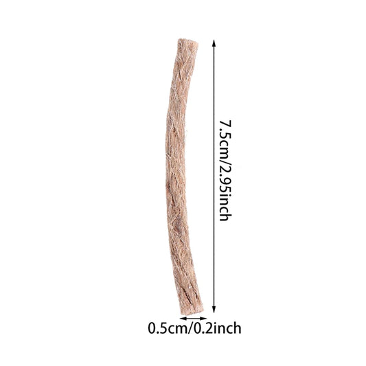 10pcs/set Camping Wax Fire Rope Outdoor Ignition Rope Durable Hemp Rope Camping Fire Emergency Hiking Camping Barbecue Fire Rope