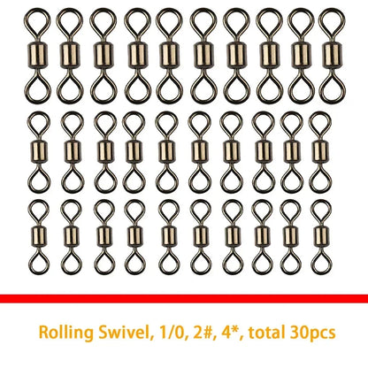 Articulos De Pesca Carp Fishing Tackle Kit Anti Tangle Sleeves Hook Stop Beads Swivels All for Fishing Goods Accessories