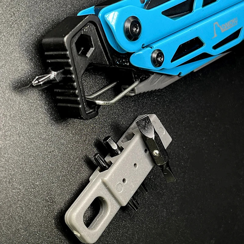 DAKOYU DKShadow Multitool Camping Pliers with Emergency Whistle -8 Color Compact Outdoor Tool, Suitable for Hiking and Camping