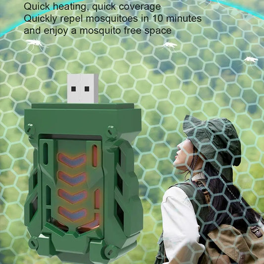 Portable USB Rechargeable Mosquito Repeller For Home,Wireless Adjustable Modes Indoor/Outdoor Cordless Bug Zapper V9H6