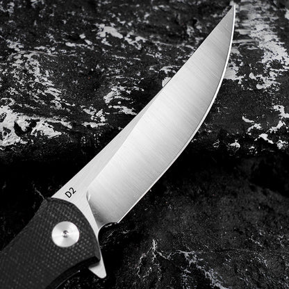 FREETIGER 2025 New Pocket Knife D2 Blade Micarta Folding Knife for Outdoor Camping Tactical Hunting Survival Knives EDC Tools