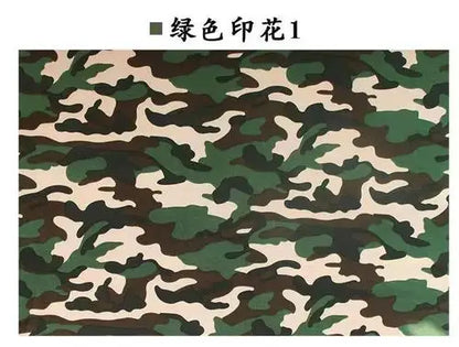 Camouflage Fabric By The Meter for Clothing Coats Pants Sewing Printed Outdoor Cloth Medium-thick Summer Diy Textile Blue-green