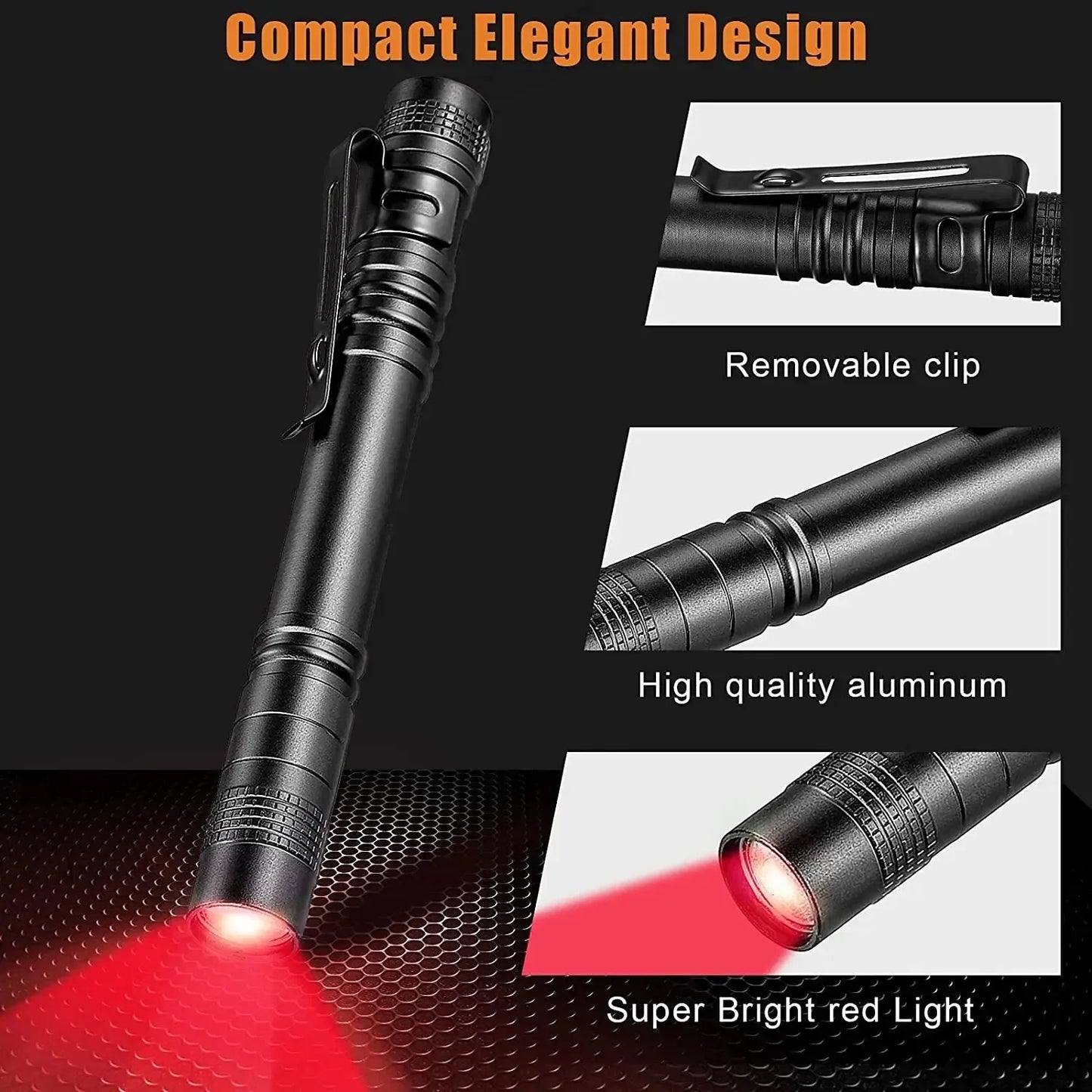 Red Light Penlight One Mode Red Light Flash light