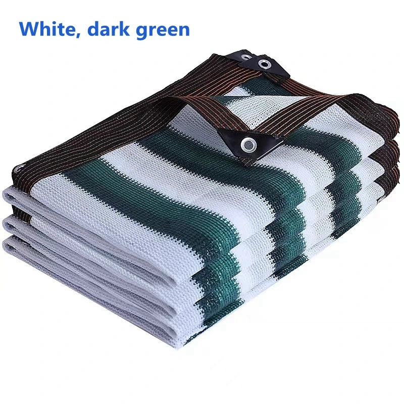 12 Pin Anti-UV HDPE Shading Net Garden Balcony Succulent Plant Sunshade Net Outdoor Swimming Pool Sun Shade Net Car Cover