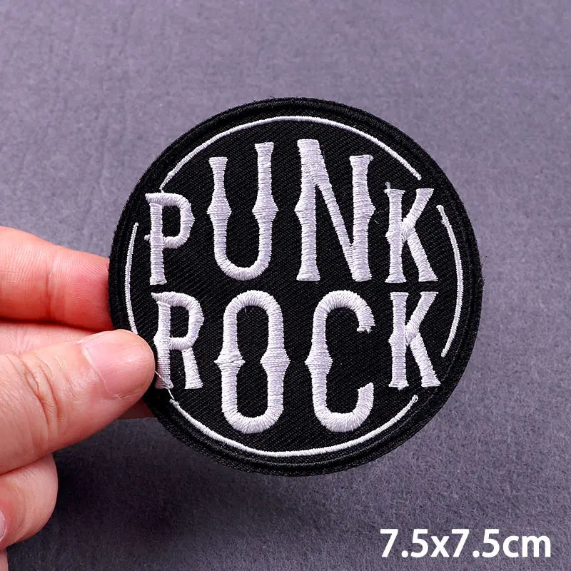 Indicative Slogan Patch Iron/Sew On Patches For Clothing Thermoadhesive Patches Embroidery/Fusible Patch Stay Weird Applique DIY