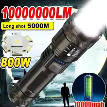 High Strong Power Led Flashlights 2000LM Tactical