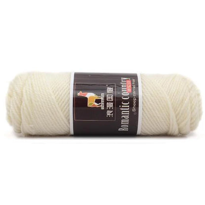 TPRPYN 1pc 100g Alpaca wool Soft Warm Knitting Worsted Alpaca Wool Crochet Yarn Thread Scarves Gloves Handcraft Pure Multic