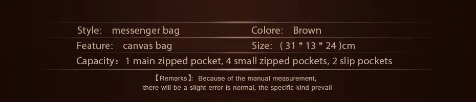 Men Canvas Shoulder Bags Casual Tote Travel Men's Crossbody Bag Luxury Messenger Bags Fashion High Quality Handbag men's sh