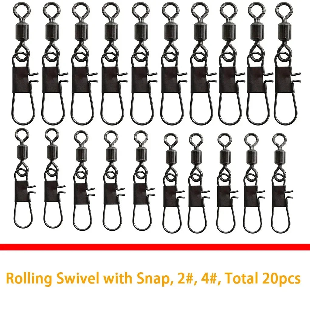 Articulos De Pesca Carp Fishing Tackle Kit Anti Tangle Sleeves Hook Stop Beads Swivels All for Fishing Goods Accessories