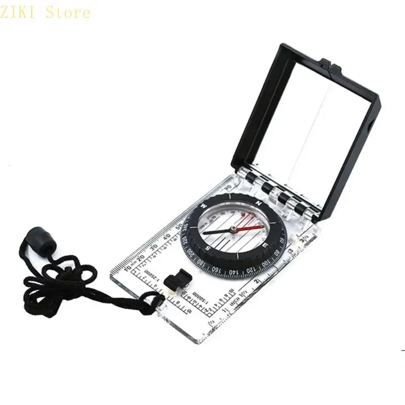 High Accuracy Compasses With Mirror Navigations Tool For Hiking Camping Variable Declination Practical Navigations Tool