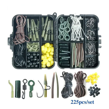 Articulos De Pesca Carp Fishing Tackle Kit Anti Tangle Sleeves Hook Stop Beads Swivels All for Fishing Goods Accessories