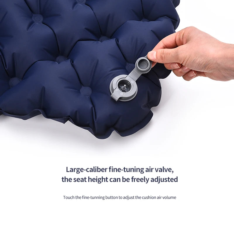 40x30cm Air Cushion Pillows Outdoor Camping Sleep Cushion Folding Inflatable Pillows Chair Cushion Seat Pads With Storage Bag