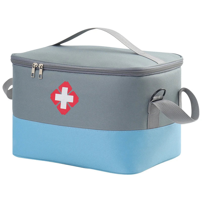 First Aid Kit Medicine Storage Bag Portable Outdoor Rescue Bag Household Large Capacity Medical Kit Storage Organizer