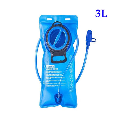 Outdoor Sports Water Bag Set 3Liters Inner Bladder Backpack Water Bag Rucksack Waterbag Knapsack with Suction Nozzle Water Pipe